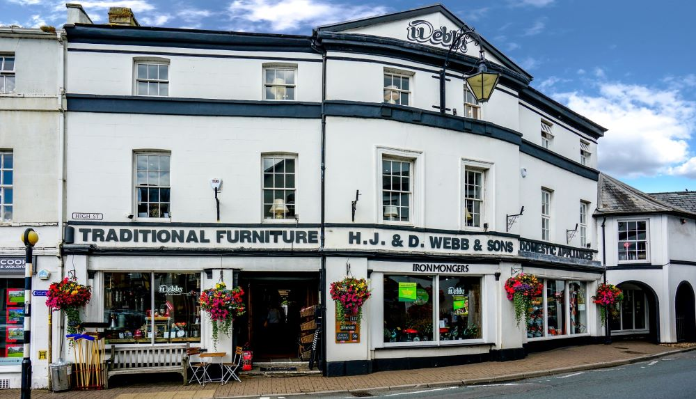 Webbs of Crickhowell — H.J. & D. Webb & Sons ironmongers on the High Street